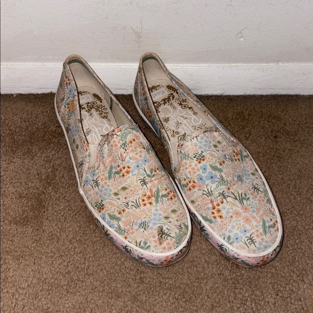 Keds Floral Slip-On Sneakers - Multicolor